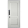 Дверь Гранит Пиано Смарт Белая | Внешняя МДФ-панель и наличники: цвет «Белый», 10мм