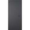 Дверь Гранит Эксклюзив | Внешняя МДФ-панель и наличники: цвет «Графит», 18мм.