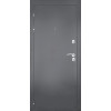 Дверь серии Гранит Терморазрыв 7024 | Хром, овальная