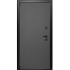 Дверь Гранит Лайт Графит | Внешняя МДФ-панель и наличники: цвет «Лайт Графит софт тач», 10 мм