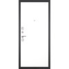 Дверь Гранит Дуэт | Внешняя МДФ-панель и наличники: цвет «Бетон темный», 10мм.