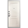 Дверь Гранит Пиано Белая | Внешняя МДФ-панель и наличники: цвет «Белый», 10мм