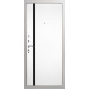 Дверь Гранит Лира Белая | Внешняя МДФ-панель и наличники: цвет «Белый», 10мм.