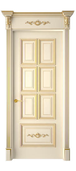 Багет 10.1 ДГ | Слоновая кость патина золото