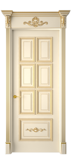 Багет 10.1 ДГ | Слоновая кость патина золото