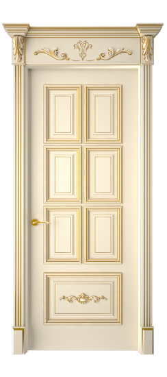 Багет 10.1 ДГ | Слоновая кость патина золото