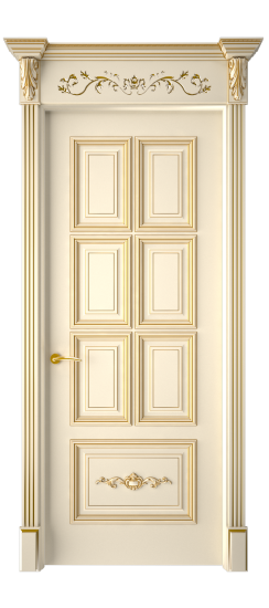 Багет 10.1 ДГ | Слоновая кость патина золото