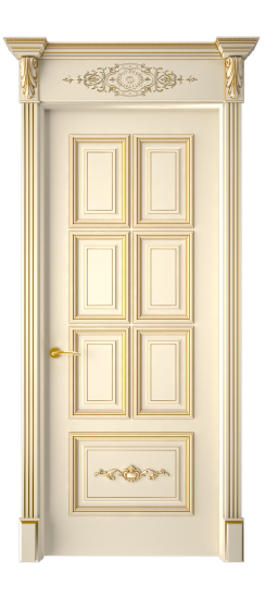 Багет 10.1 ДГ | Слоновая кость патина золото