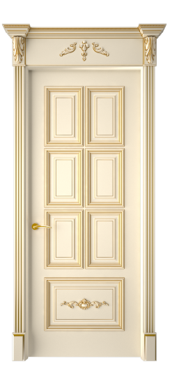 Багет 10.1 ДГ | Слоновая кость патина золото