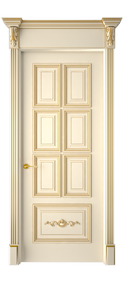 Багет 10.1 ДГ | Слоновая кость патина золото