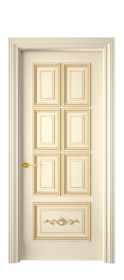 Багет 10.1 ДГ | Слоновая кость патина золото