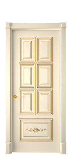 Багет 10.1 ДГ | Слоновая кость патина золото