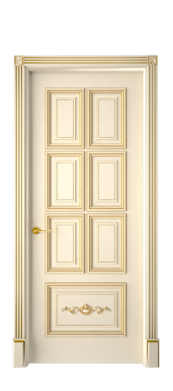 Багет 10.1 ДГ | Слоновая кость патина золото