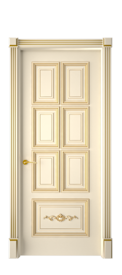 Багет 10.1 ДГ | Слоновая кость патина золото