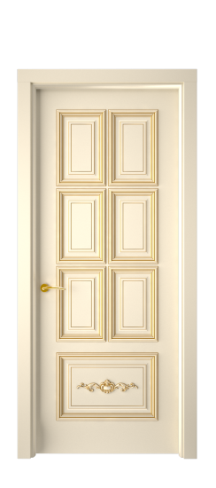 Багет 10.1 ДГ | Слоновая кость патина золото