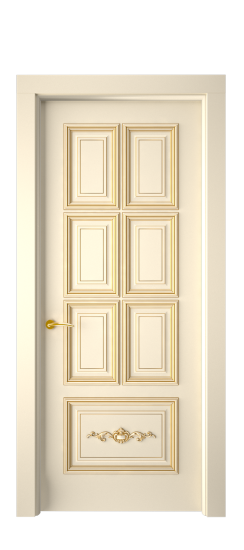 Багет 10.1 ДГ | Слоновая кость патина золото