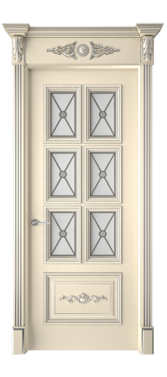 Багет 10.1 ДО | Слоновая кость патина серебро