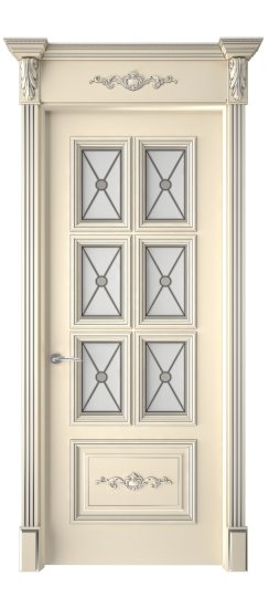 Багет 10.1 ДО | Слоновая кость патина серебро