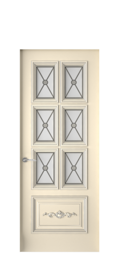 Багет 10.1 ДО | Слоновая кость патина серебро