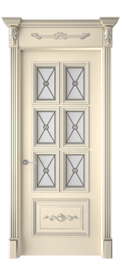 Багет 10.1 ДО | Слоновая кость патина серебро