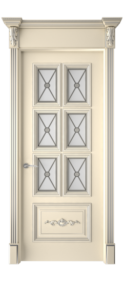 Багет 10.1 ДО | Слоновая кость патина серебро