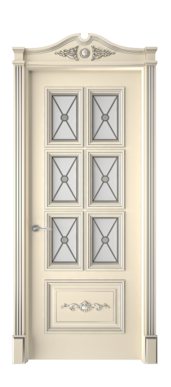 Багет 10.1 ДО | Слоновая кость патина серебро