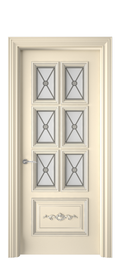 Багет 10.1 ДО | Слоновая кость патина серебро