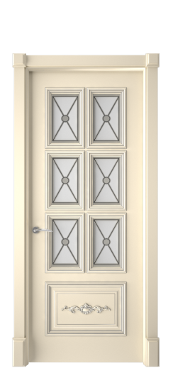 Багет 10.1 ДО | Слоновая кость патина серебро