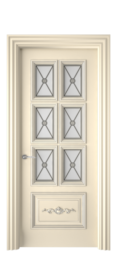 Багет 10.1 ДО | Слоновая кость патина серебро