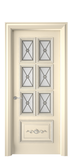 Багет 10.1 ДО | Слоновая кость патина серебро