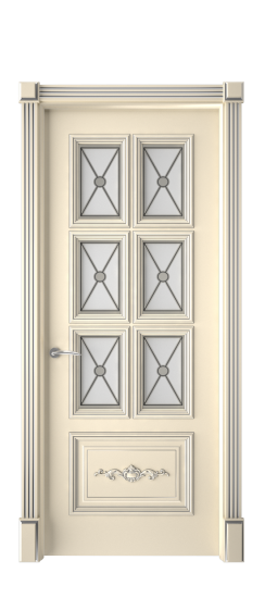 Багет 10.1 ДО | Слоновая кость патина серебро