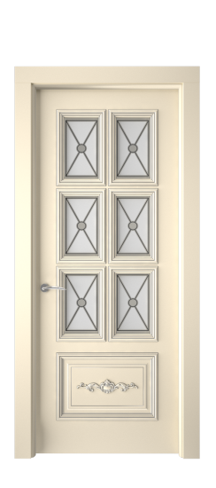 Багет 10.1 ДО | Слоновая кость патина серебро