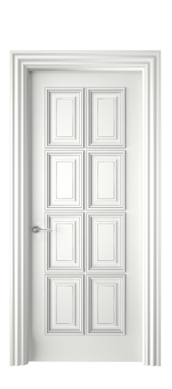 Багет 10 ДГ | Белая эмаль патина серебро