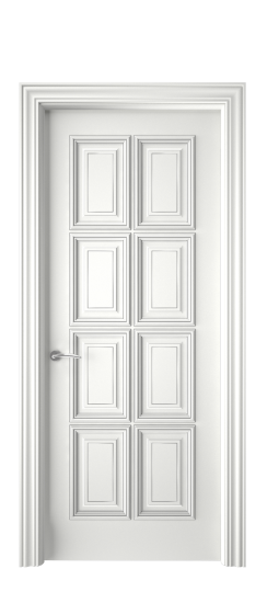 Багет 10 ДГ | Белая эмаль патина серебро