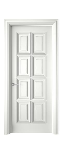 Багет 10 ДГ | Белая эмаль патина серебро