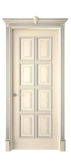 Багет 10 ДГ | Слоновая кость патина серебро