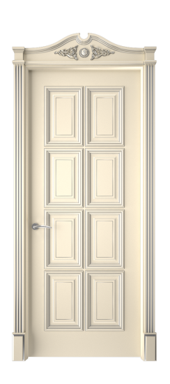 Багет 10 ДГ | Слоновая кость патина серебро