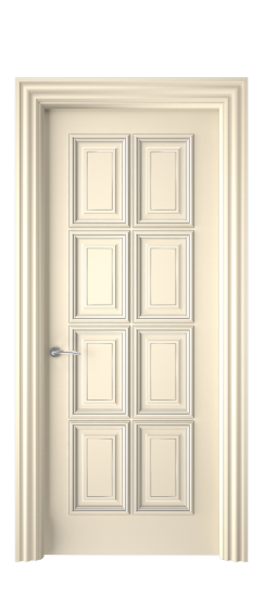 Багет 10 ДГ | Слоновая кость патина серебро