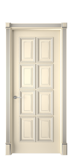 Багет 10 ДГ | Слоновая кость патина серебро