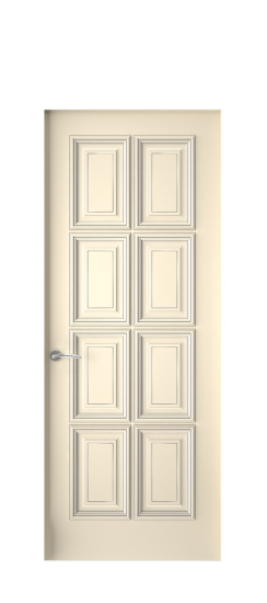 Багет 10 ДГ | Слоновая кость патина серебро