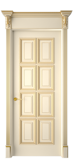 Багет 10 ДГ | Слоновая кость патина золото