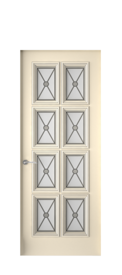 Багет 10 ДО | Слоновая кость патина серебро