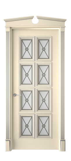 Багет 10 ДО | Слоновая кость патина серебро