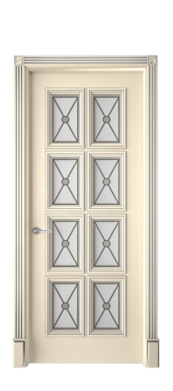 Багет 10 ДО | Слоновая кость патина серебро