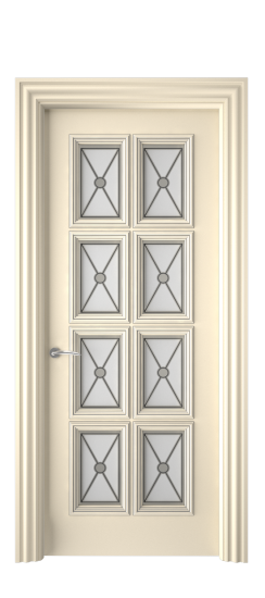 Багет 10 ДО | Слоновая кость патина серебро