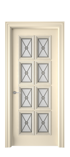 Багет 10 ДО | Слоновая кость патина серебро