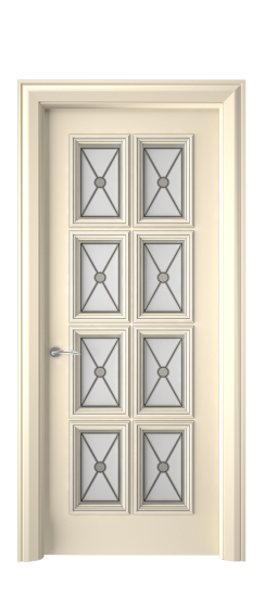 Багет 10 ДО | Слоновая кость патина серебро