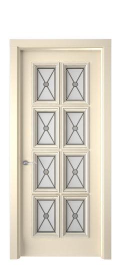 Багет 10 ДО | Слоновая кость патина серебро