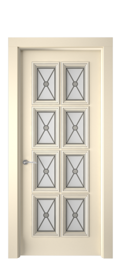 Багет 10 ДО | Слоновая кость патина серебро