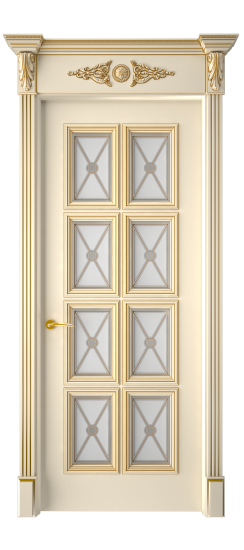 Багет 10 ДО | Слоновая кость патина золото